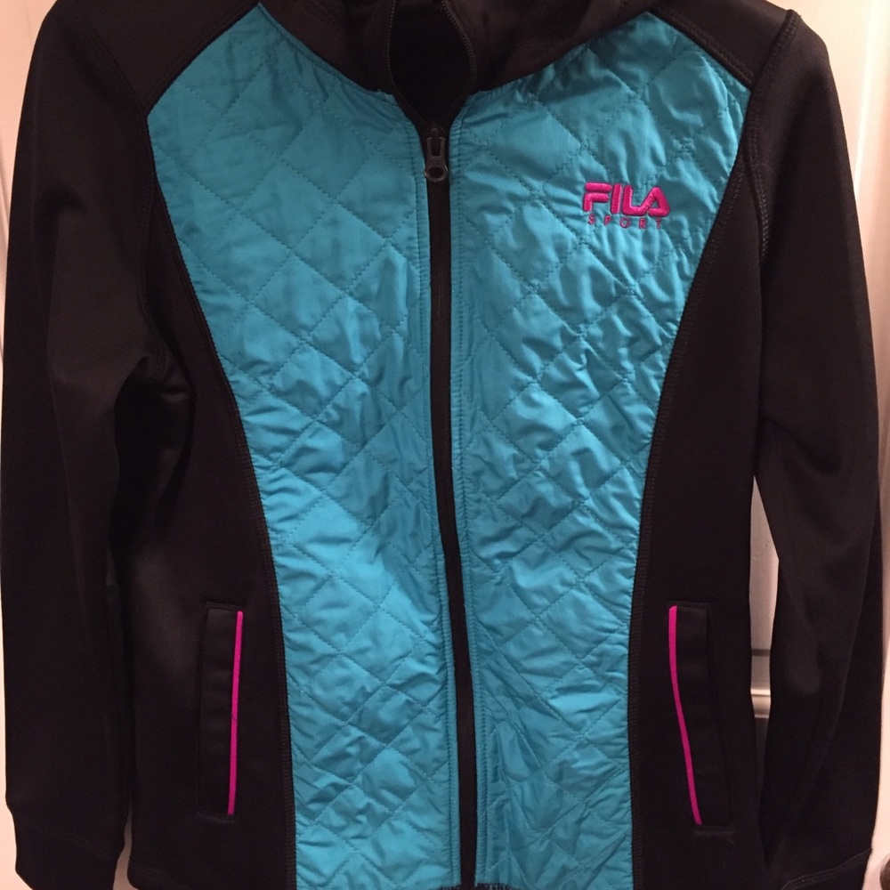 Fila girl’s hooded jacket, size L (14) - Picture 6 of 7